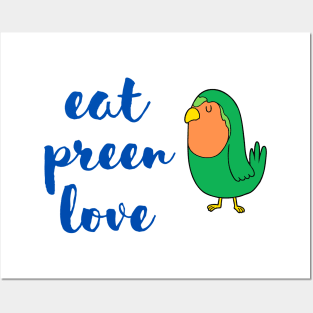 Funny parrot quote Posters and Art